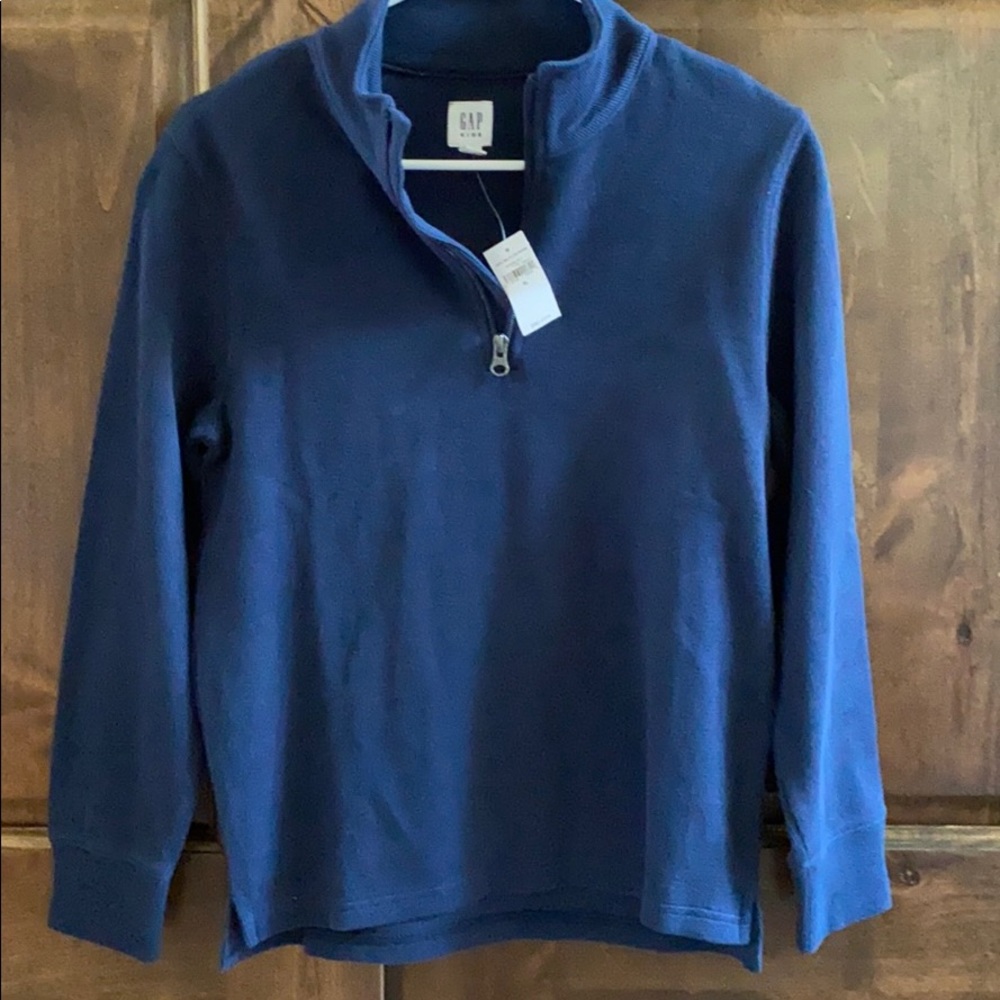 Gap 1/4 zip, ribbed sweatshirt.